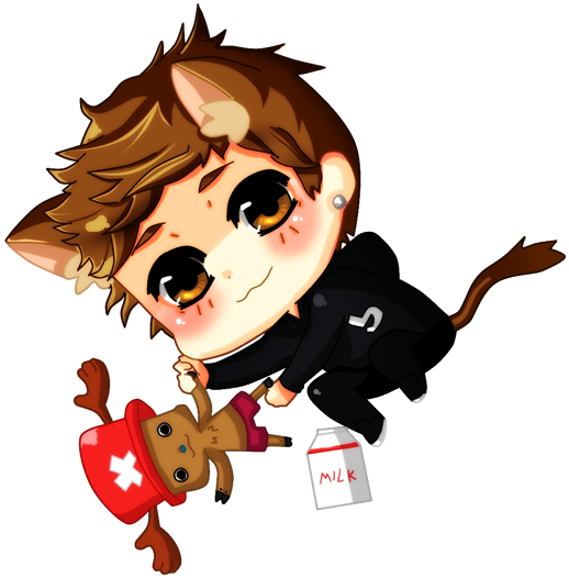 U Kwon Kitty By Chopper Chan - K Pop Chibi Png (561x542)