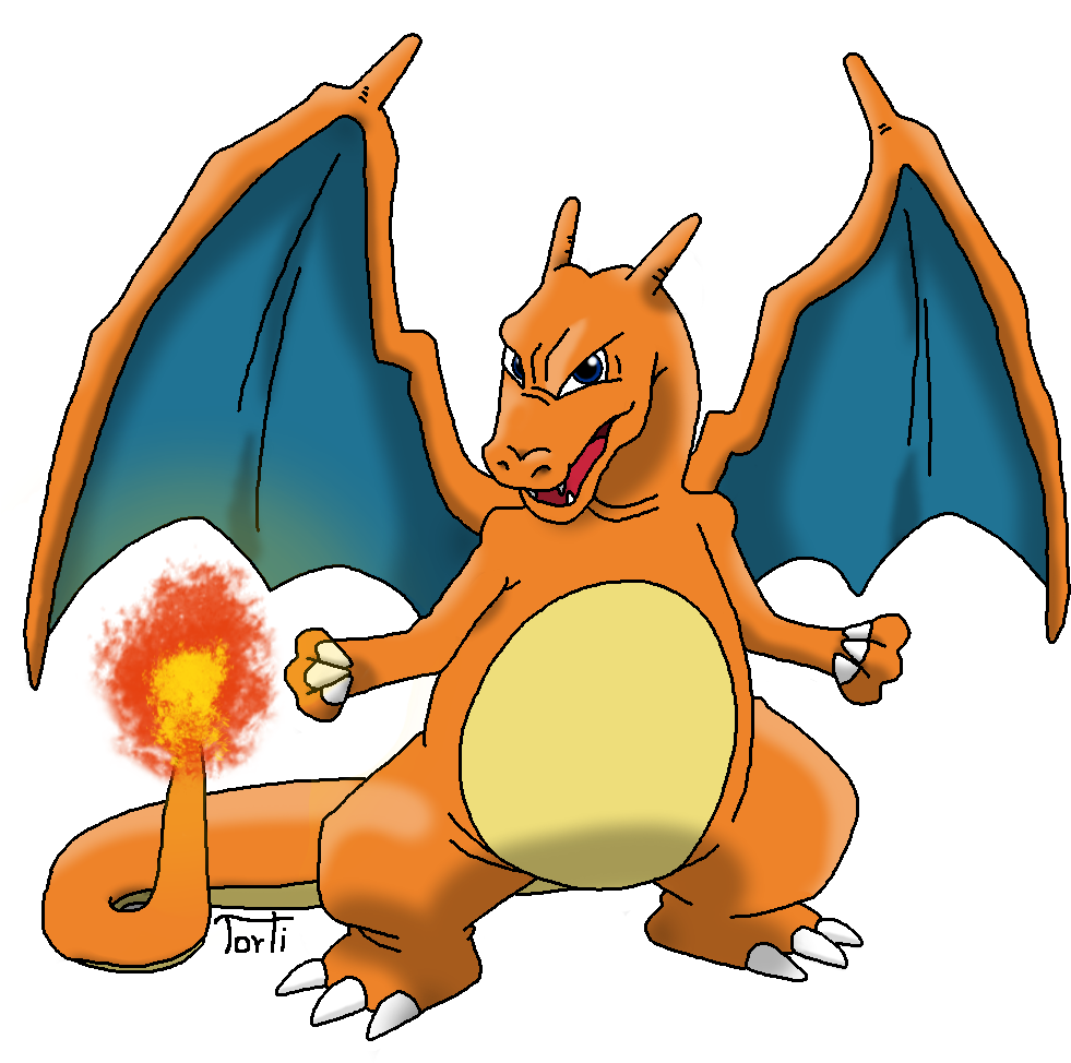 Glurak By Torti-chopper - Charizard (1000x1000)