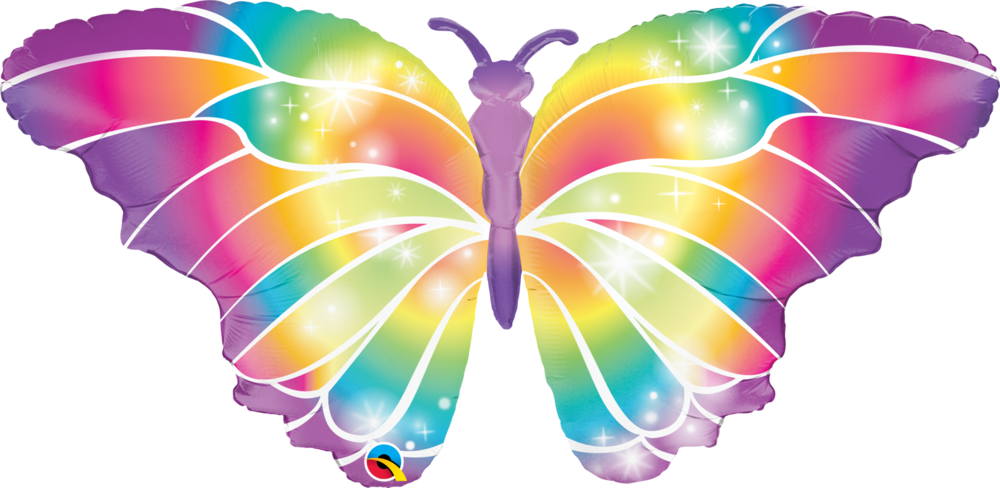 44" Butterfly Luminous Shape Balloon (1000x488)