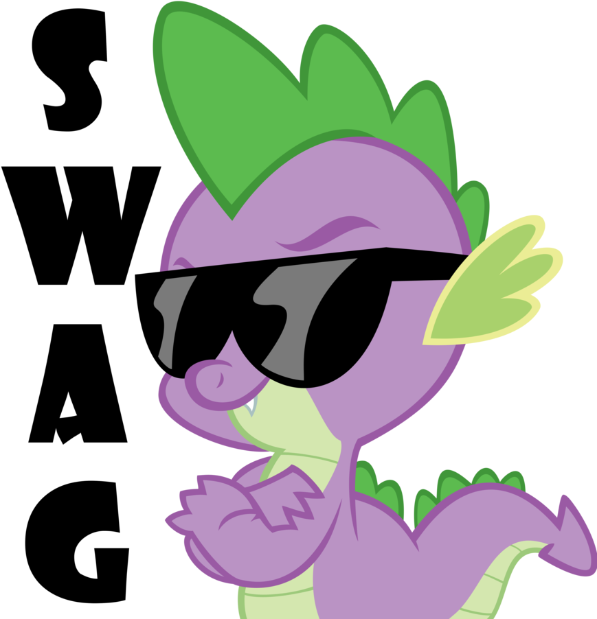 Spike's Got Swag By Watisdatdennhier - Swag My Little Pony (881x906)