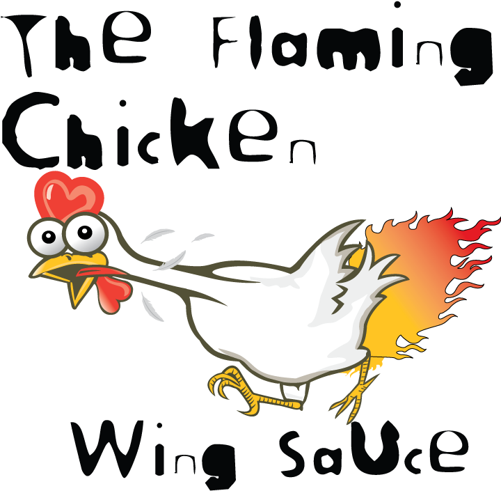 Pin Chicken Wing Clip Art - Flaming Chicken (719x714)
