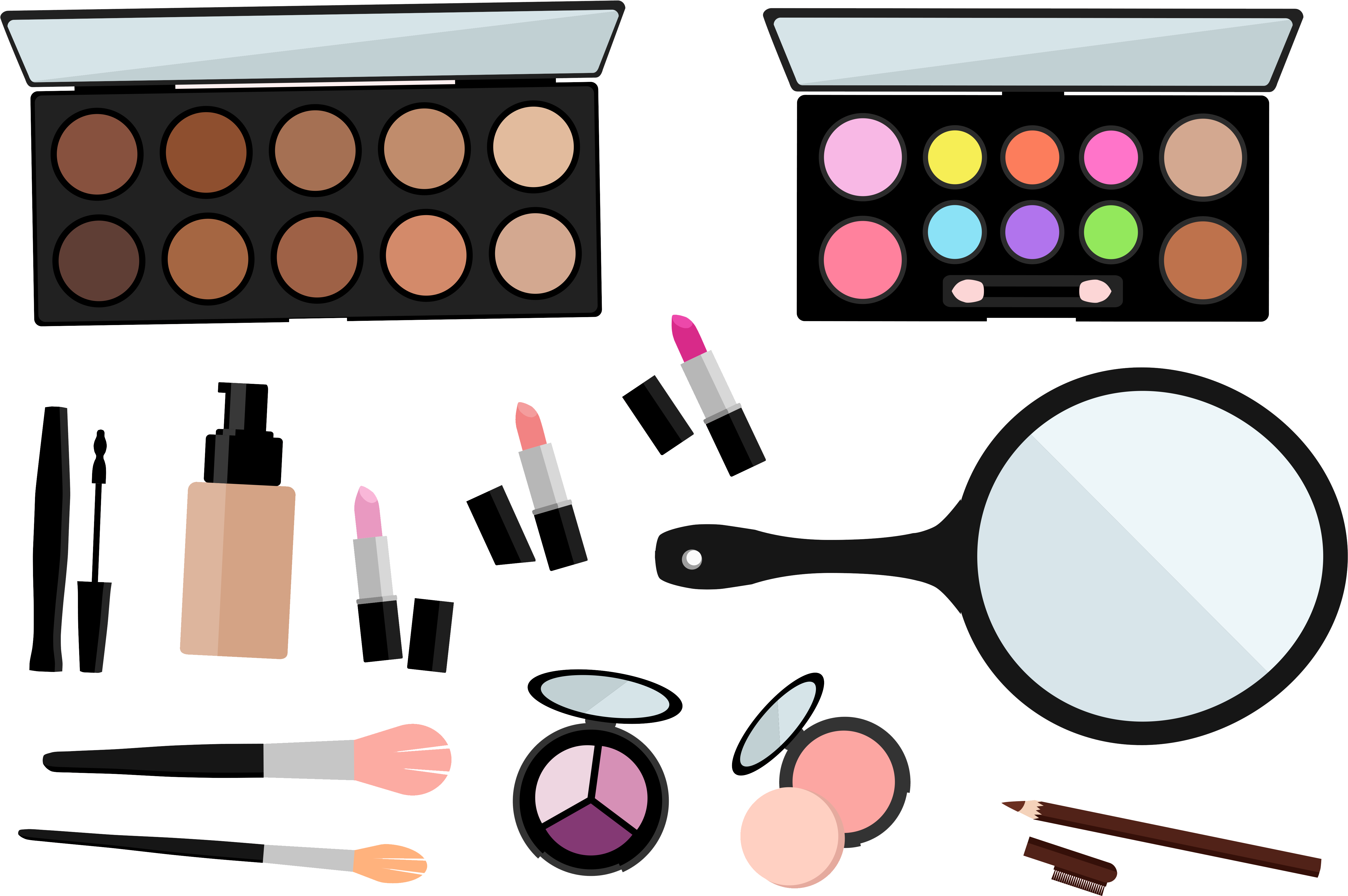 Cosmetics Makeup Brush - Cosmetics Makeup Brush (5833x4083)