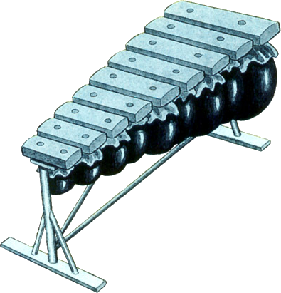 Wind Marimba Artwork - Marimba .png (395x411)