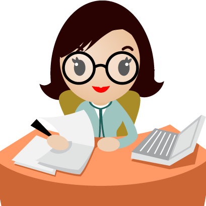 Clerk Clipart (409x409)