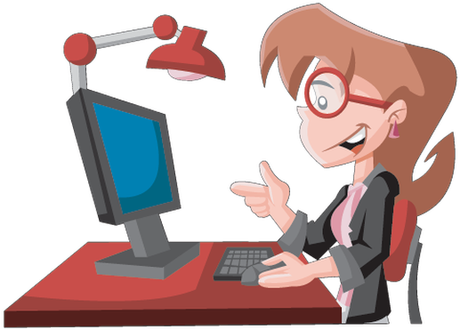 28 Collection Of Secretary Clipart Png - Painting (702x399)