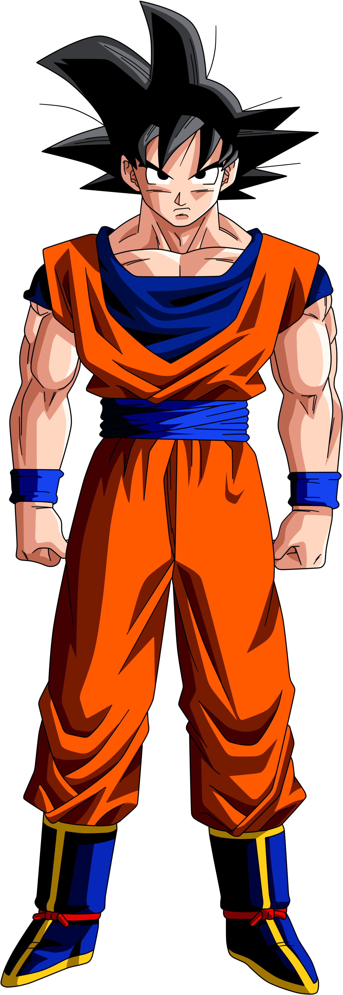 Goku Snowboard/ Airbrush Design - Dragon Ball Raging Blast 2 (3000x4000)