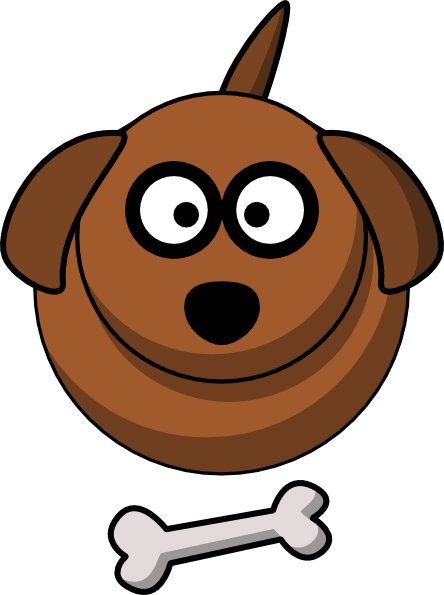 Dog Without Legs Clip Art At Clker - Cartoon Dog Png Gif (444x595)