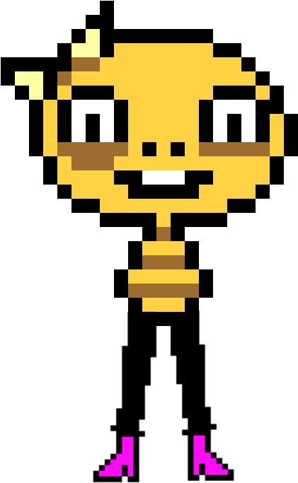 "who Needs Arms With Legs Like These - Undertale Monster Kid Sprite Grid (447x689)