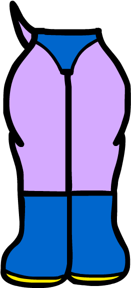 Lilac's Legs In Bikini By En0phan0 - Lilac's Legs In Bikini By En0phan0 (300x600)