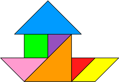Tangram Houseboat - Tangram Of A Boat (420x420)