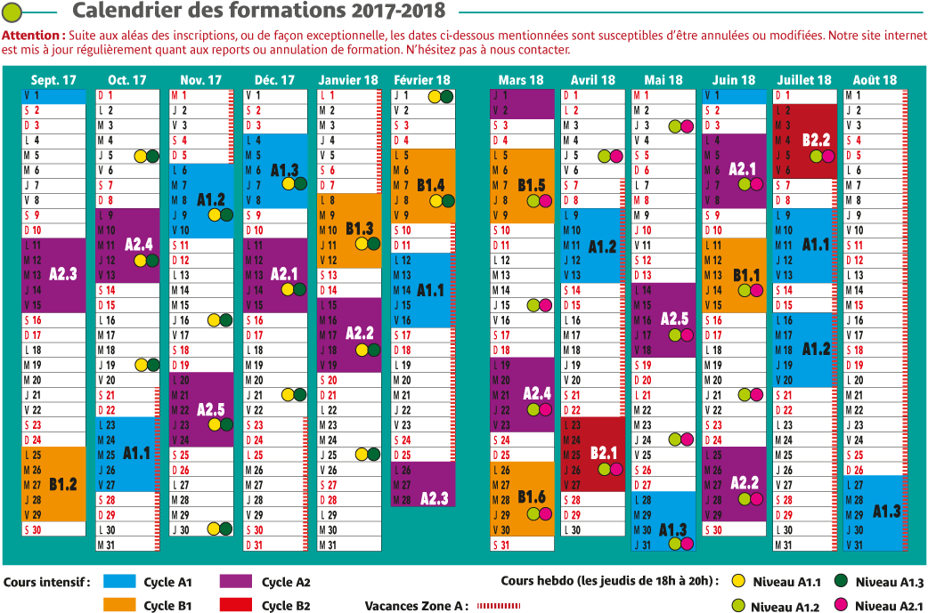 Consulter Le Calendrier 2017-2018 - Consulter Le Calendrier 2017-2018 (1099x720)