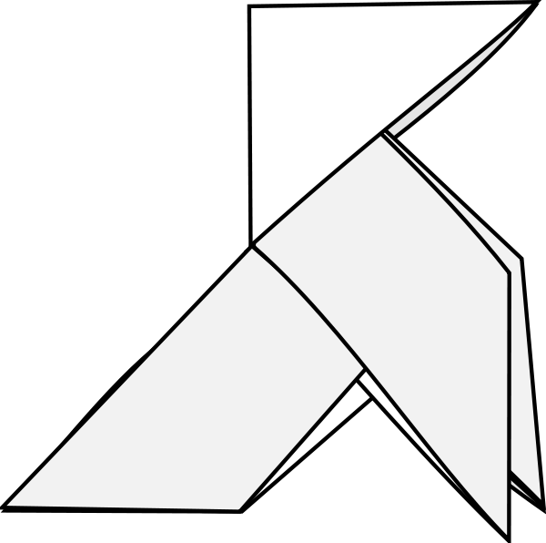 Origami Pajarita Png Images 600 X - Pajarita Origami Logo (600x596)