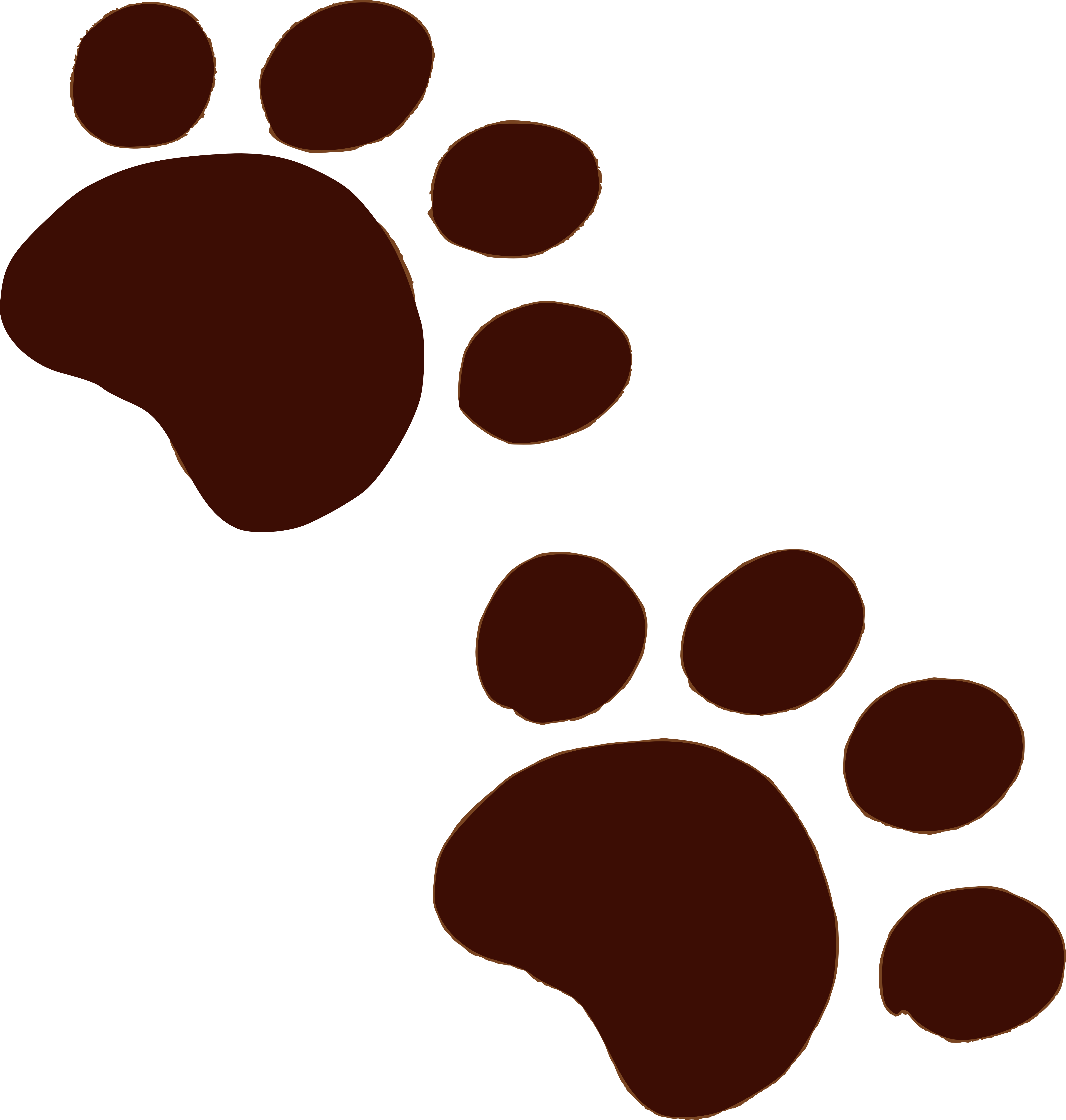 Paw Prints - Paw Prints (5576x5858)