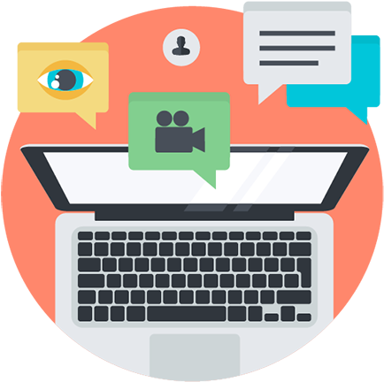 Small Business Digital Marketing - Social Media Marketing Flat Png (512x512)