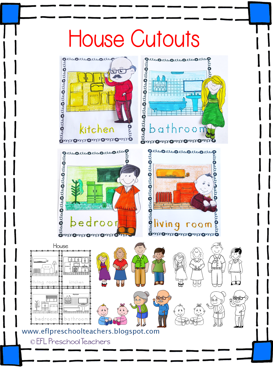 Place All The Rooms Of The House Flashcards On The - Screenshot (1122x1506)