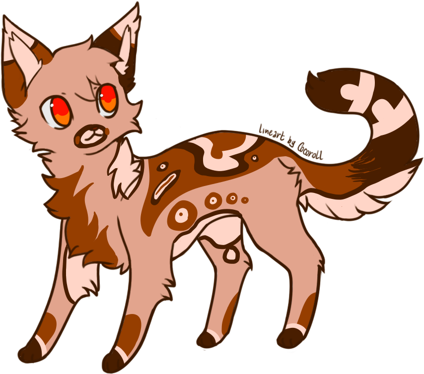 Muddy Calico Adopt - Cartoon (965x828)