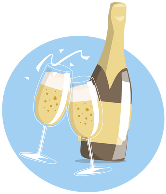 1501190467-1070 - - Champagne Glass Cartoon Png (512x512)