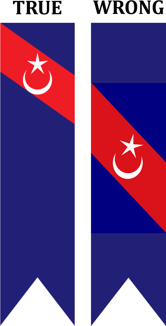 Mistakes In Designs Of Vertical Flags Of Johor » Kluang - Flag (594x1138)