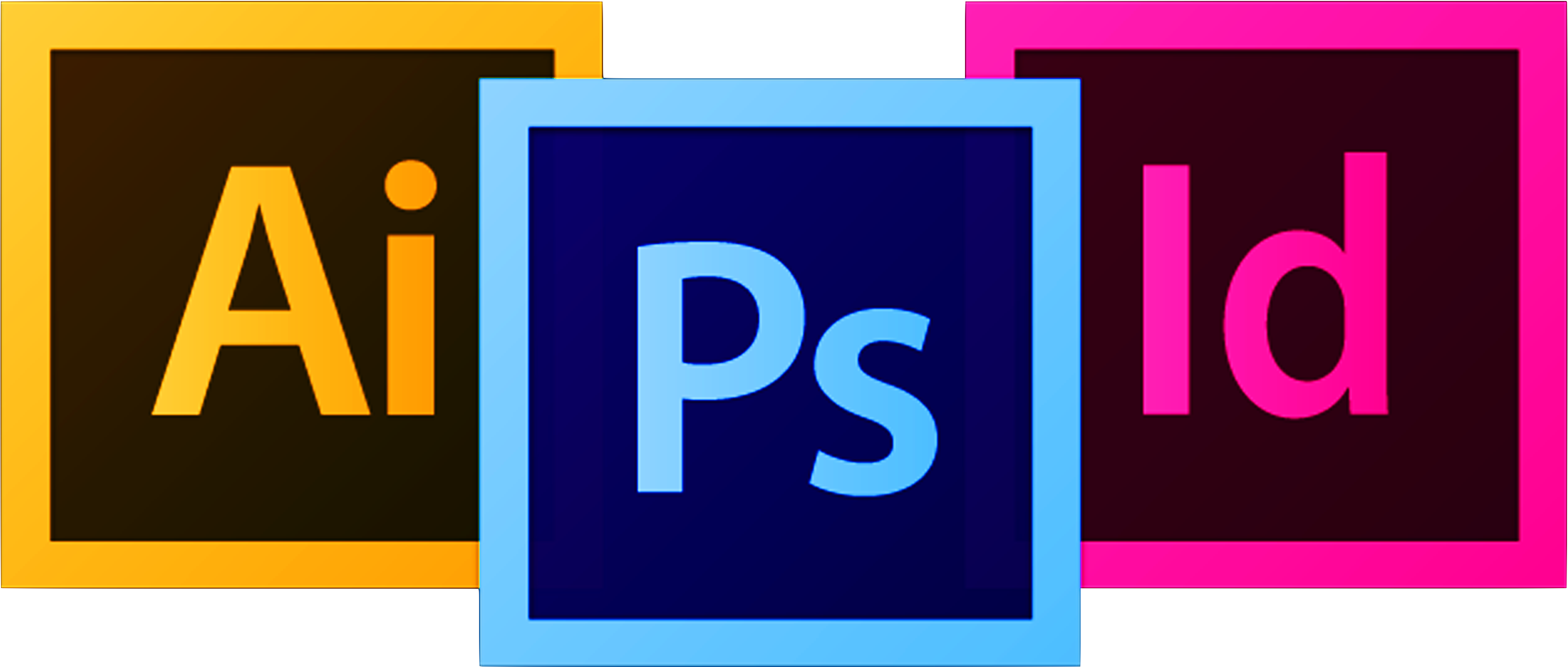 Adobe Icon - Illustrator Photoshop Indesign Logo (3283x1461)