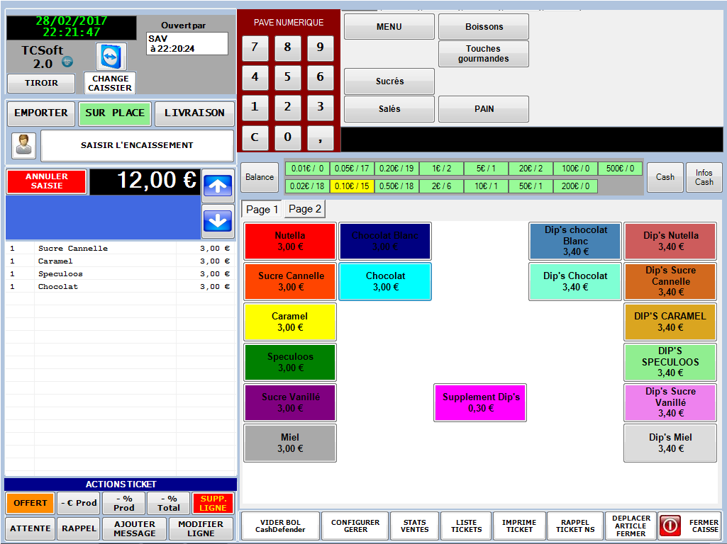 Logiciel Caisse Caracteristique - Software (1544x767)