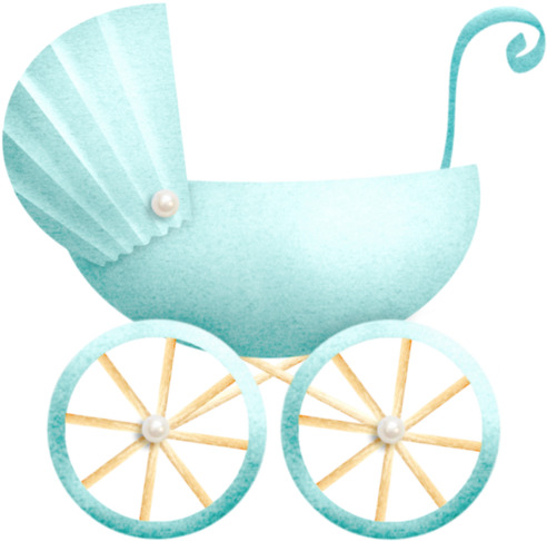 Baby Carriages - Коляска Клипарт Png (600x600)