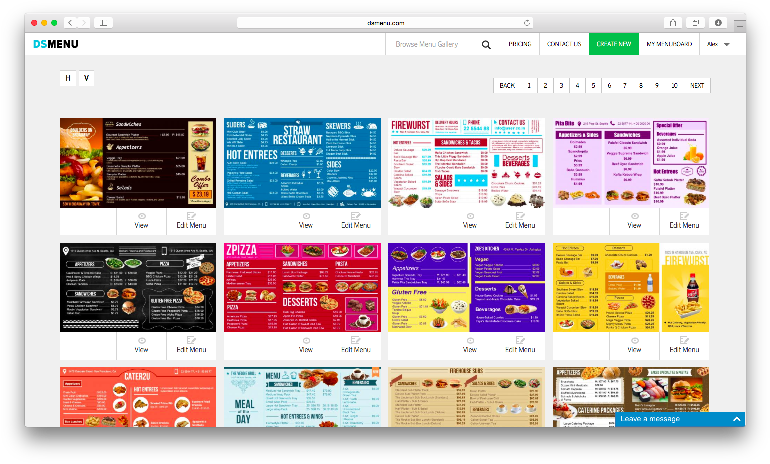 Displaying Digital Menu Boards With Enplug's Dsmenu - Screenshot (1552x939)