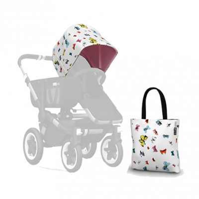 Капюшон Сумка Donkey Andy Warhol Fabric - Bugaboo Donkey Green (400x400)