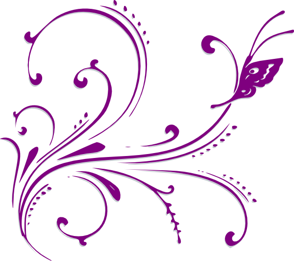 Pink Butterfly Vector Png (600x532)