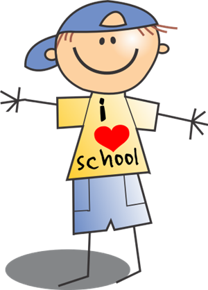 Havard Elementary - Boy Stick Figure Png (300x418)