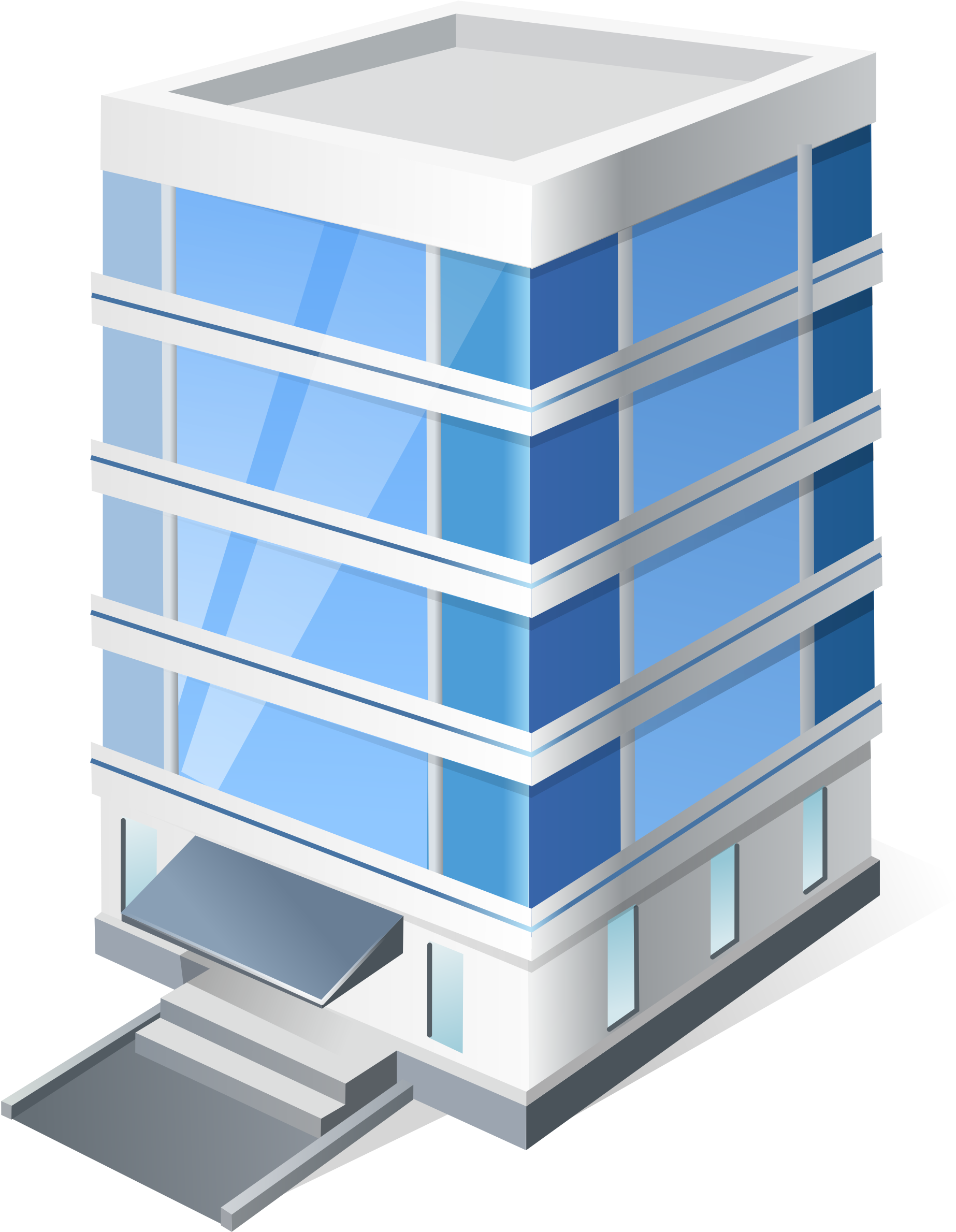 Icon Office Building Clipart - Office Building Icon (2400x2400)
