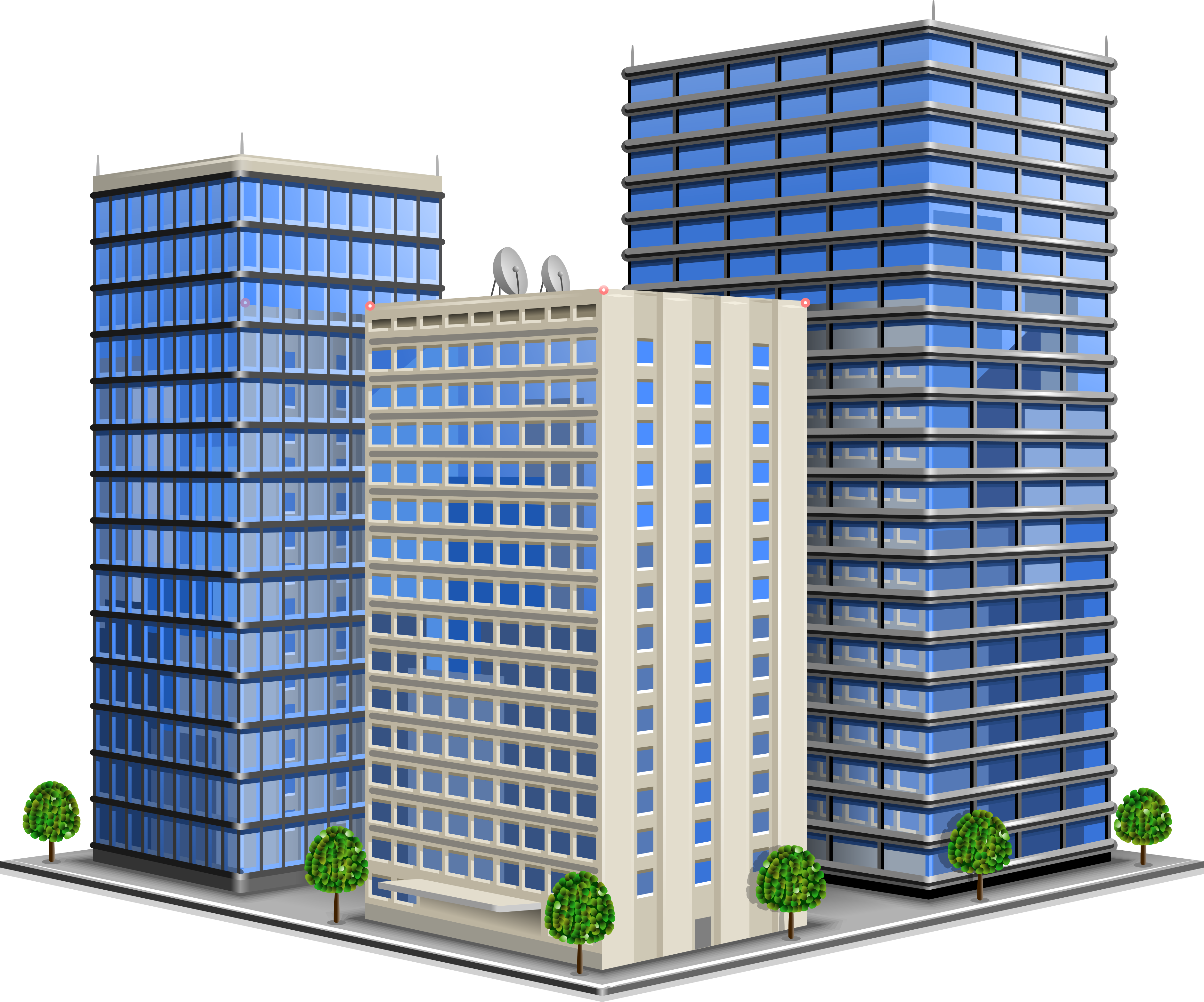 Advantages Of Opening R&d Office In Ukraine - Office Building Icon Vector (3800x3800)