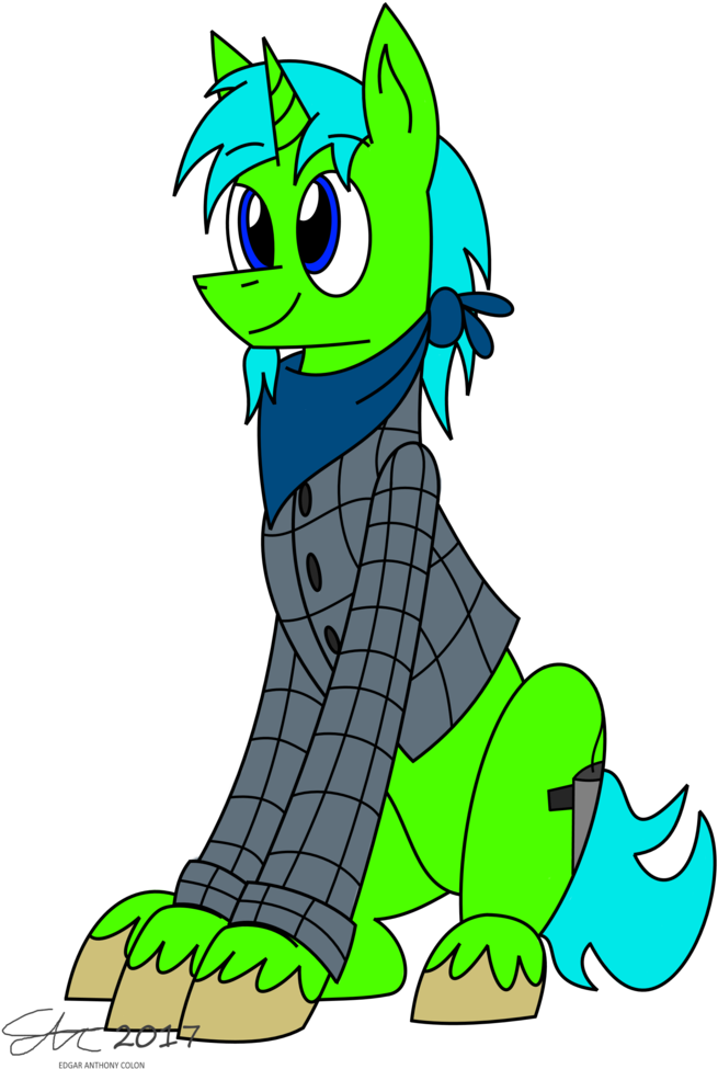 Derpanater, Clothes, Facial Hair, Fallout Equestria, - Cartoon (673x1024)
