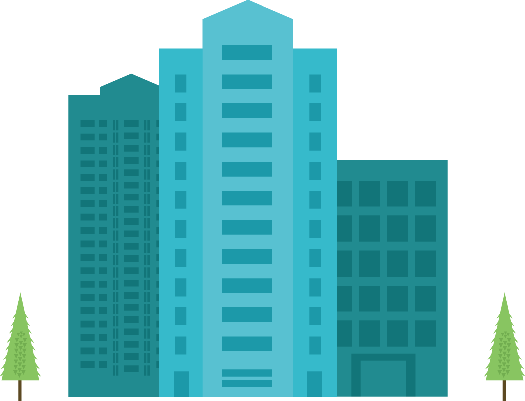 High Rise Building Icon - High Rise Building Icon (1056x806)