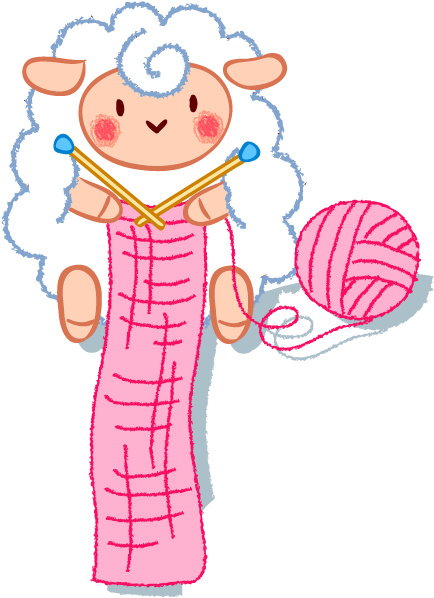 Sheep Textile Scarf Clip Art - Sheep Textile Scarf Clip Art (642x696)