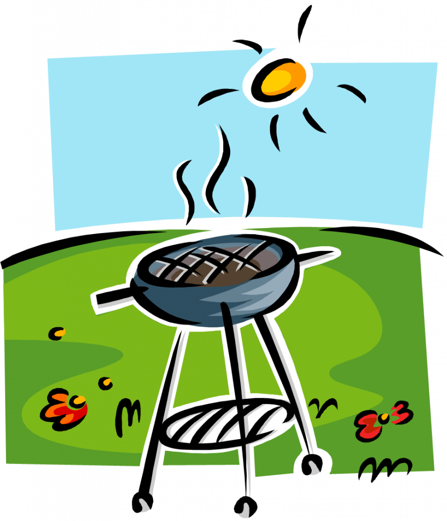 End Of Year Bbq & Basket Raffle - Barbecue Clipart (879x1024)
