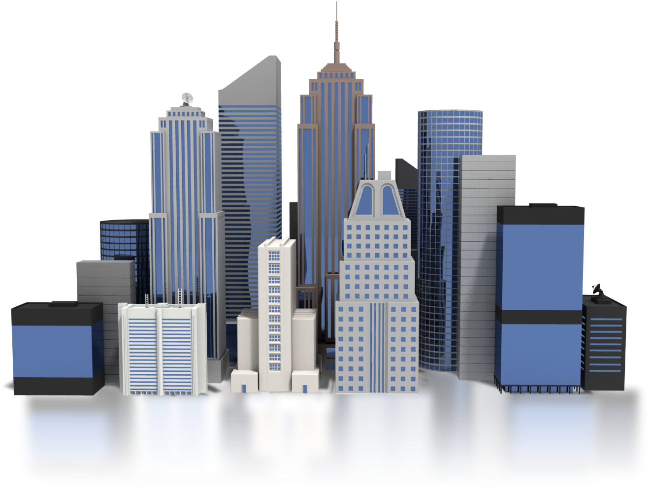 Building Clipart - City Png (1600x1000)