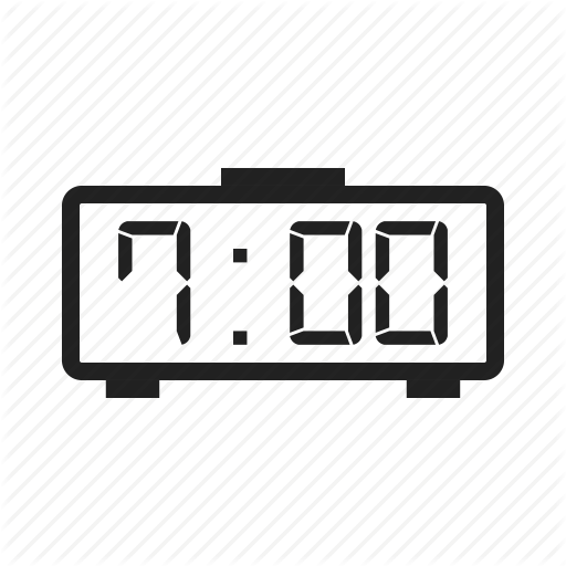 Digital Clock Svg (512x512)