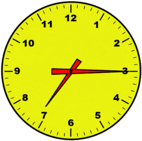 Clip Art Image Red At - Rule Over The Metals! Large Wall Clock (420x420)