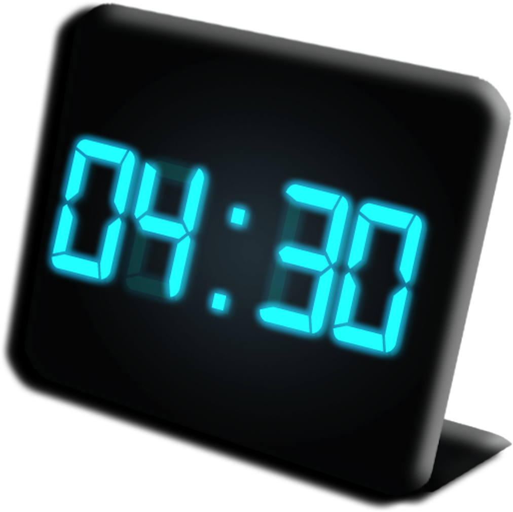 Clock Away Digitalclockicon - Digital Clock 4 30 (1024x1024)