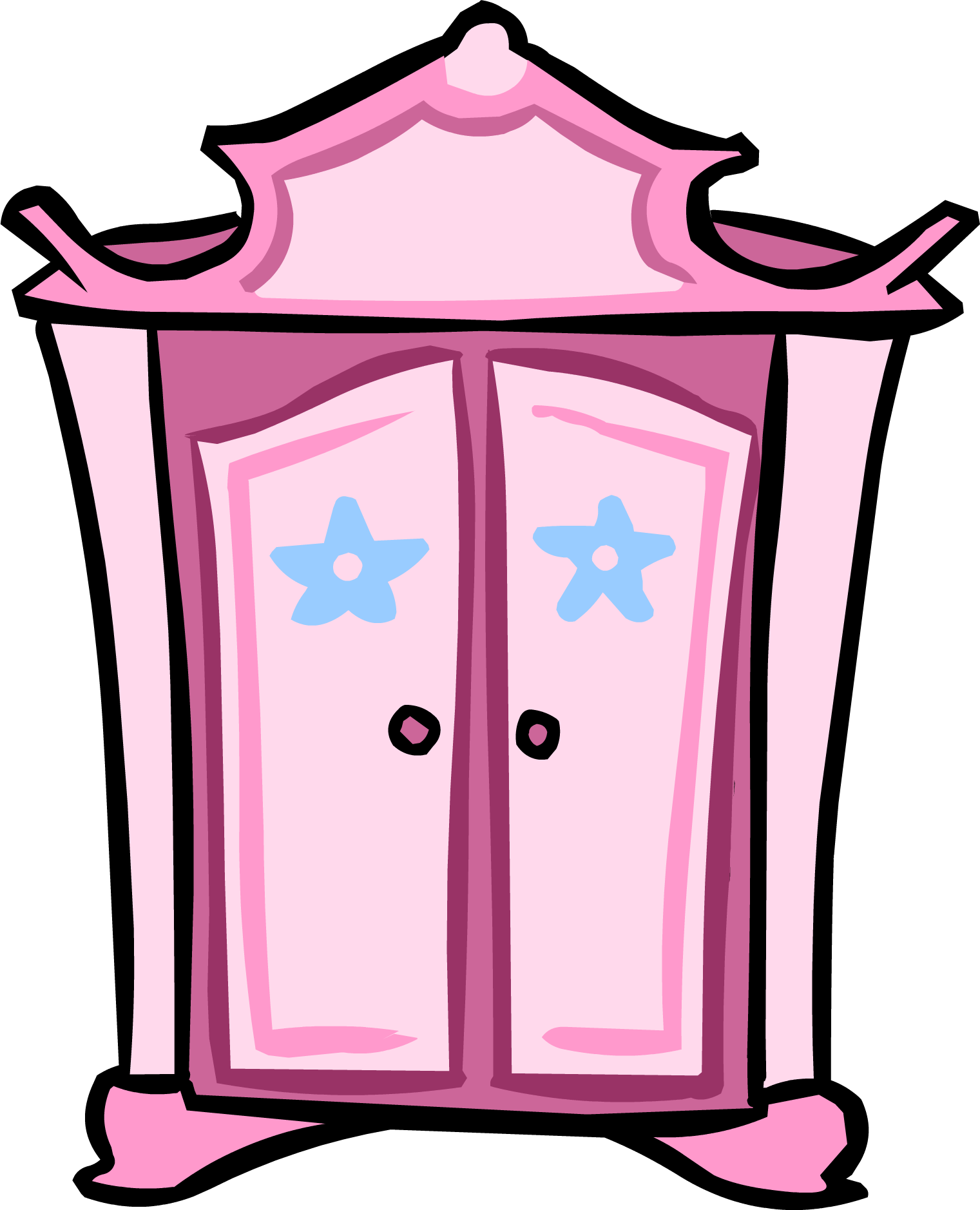 Princess Armoire - Club Penguin Princess Vanity (1521x1878)