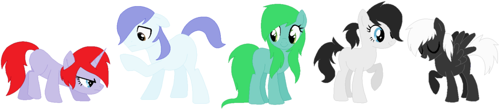 Themed Pony Adopts - Cartoon (1024x217)