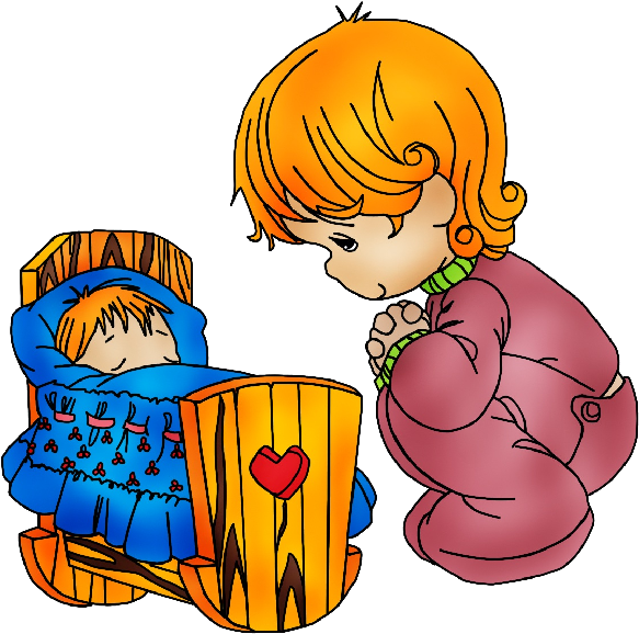 Funny Baby Girl Cartoon Clip Art Images - Immagini Di Buonanotte Tempesta (600x600)