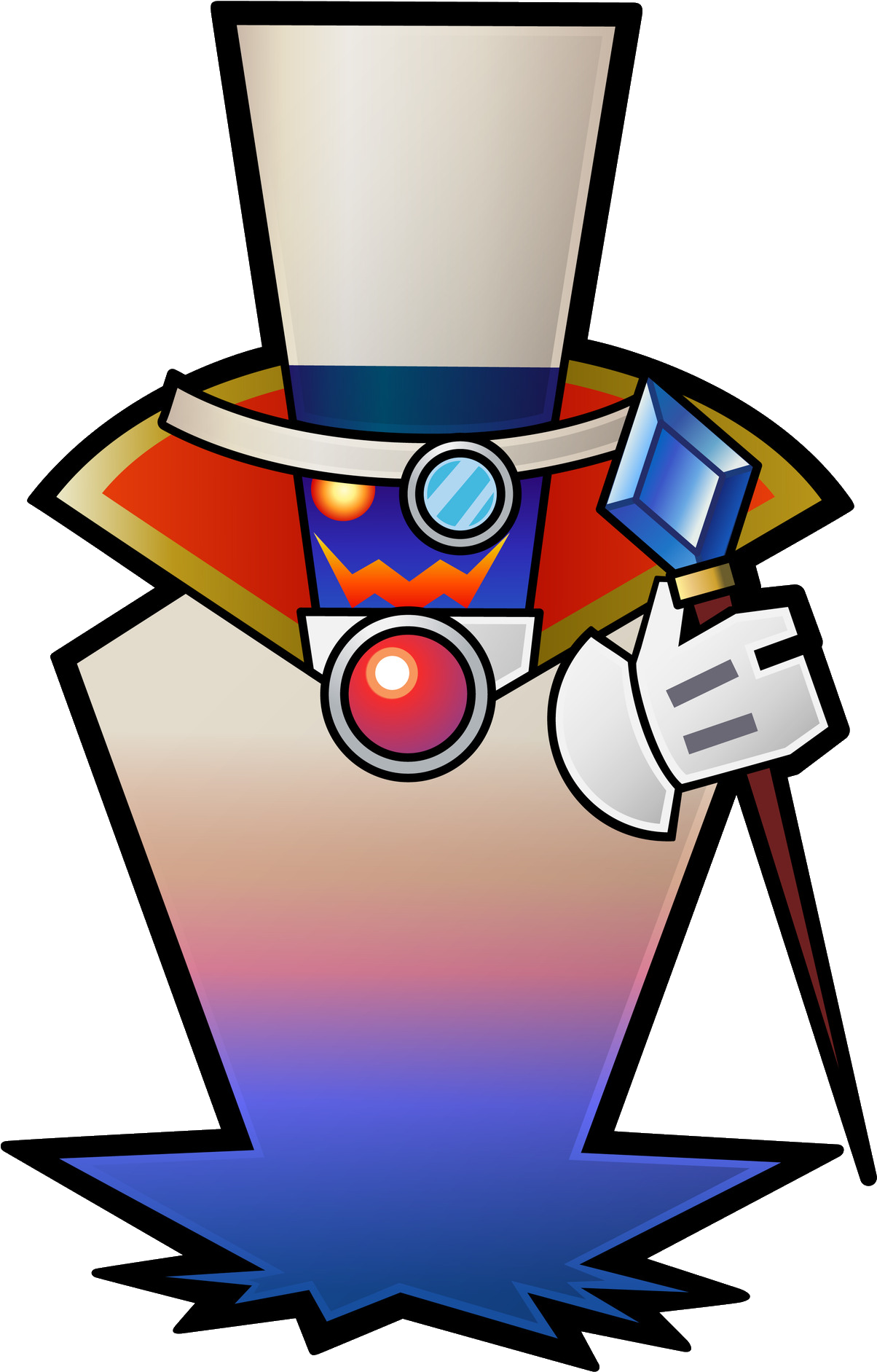 And Yes, That Is A Lot Like This Guy - Super Paper Mario Bosses (1280x1975)