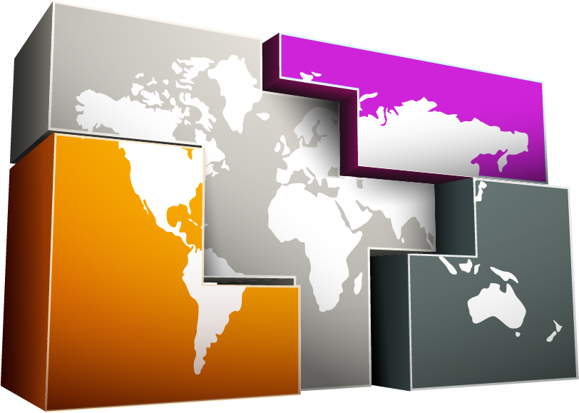 Sip Trunking - Turquoise World Map (841x587)