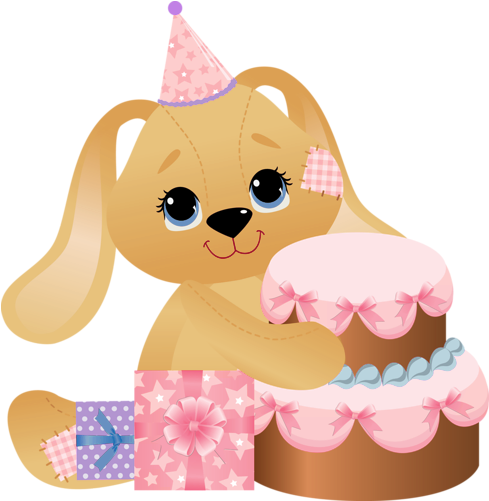 Pink Birthday Bunny Png Clipartu200b Gallery Yopriceville - Birthday Bunny Png (523x532)