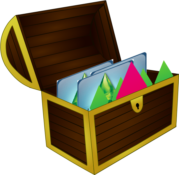 Treasure Chest Clip Art (800x600)