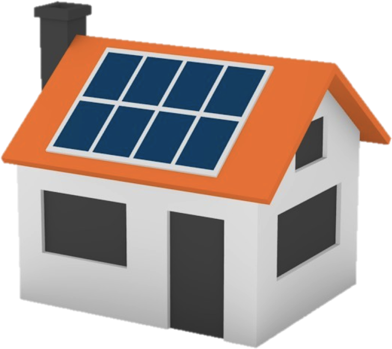 The Sun Powers Our Wind, Weather, And Ocean Currents - House With Solar Panels Cartoon (900x900)