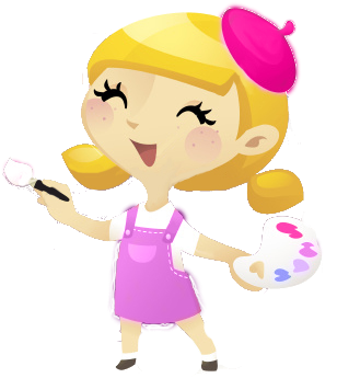 100 New Doll Friends Stickers - طالبة كرتون (380x380)