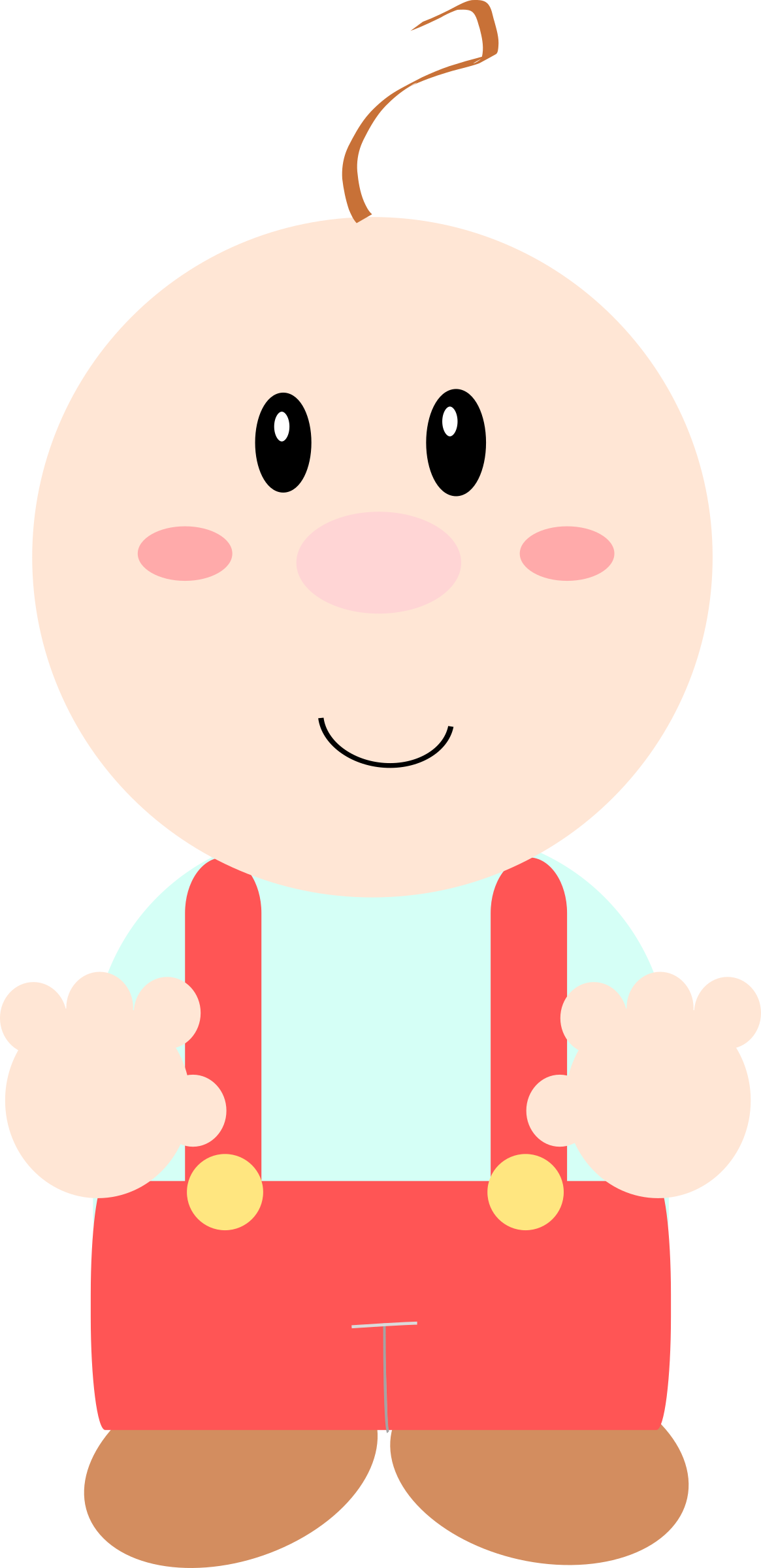 This Free Icons Png Design Of Cartoon Baby Soft - Personalisiertes Namensandenken-baby-jungen-kissen (1165x2400)