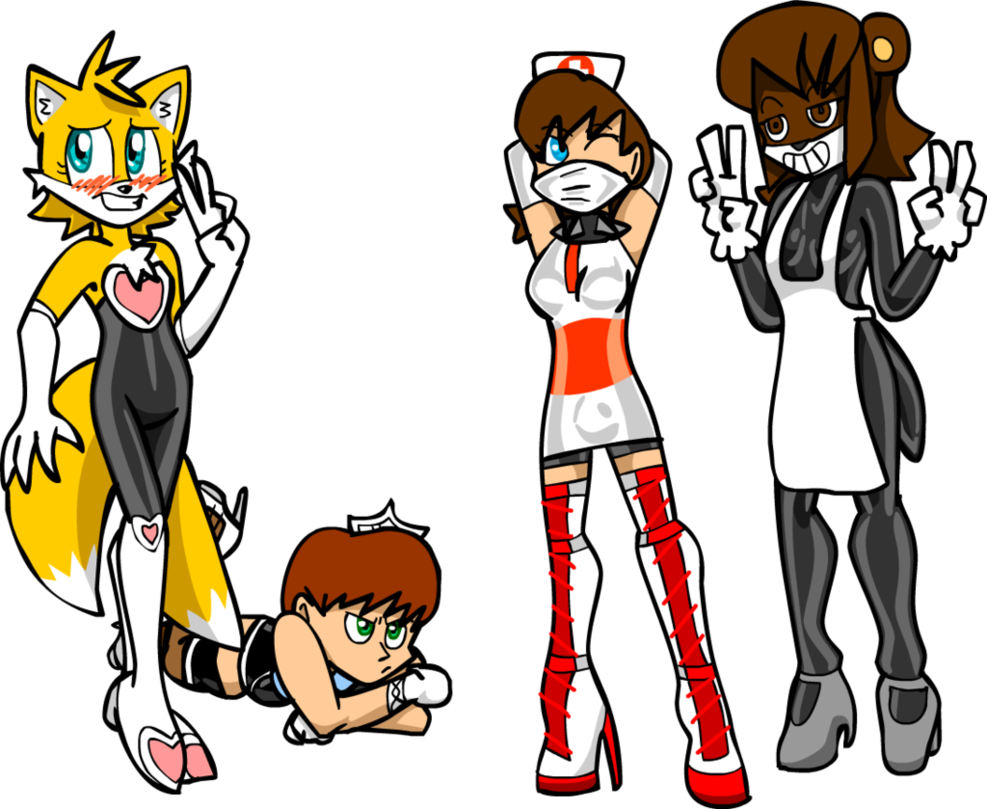 My Skype Friends And I By Shennanigma - Cartoon (987x809)